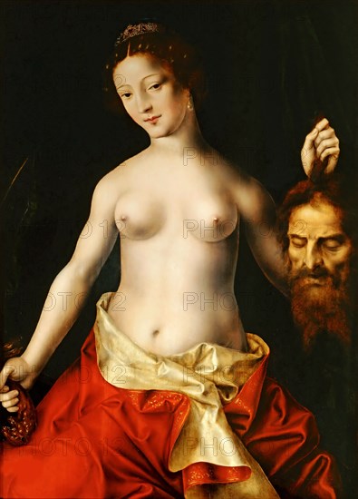 Judith with the Head of Holofernes, 16th century. Creator: Massys (Matsys), Jan (1510-1575).