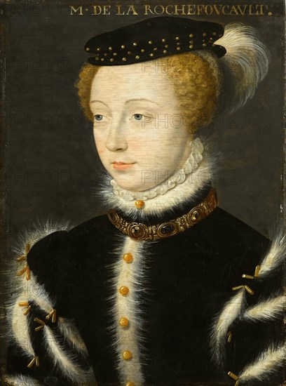 Portrait of Charlotte de Roye, comtesse de la Rochefoucauld (1537-1569), Third quarter of 16th centu Creator: Anonymous.