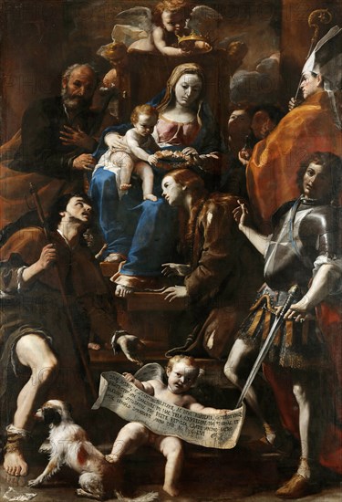 Madonna of Constantinople, c. 1565. Creator: Preti, Mattia (1613-1699).