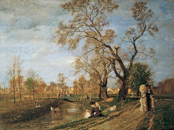 Spring at the Prater, 1882. Creator: Blau, Tina (1845-1916).