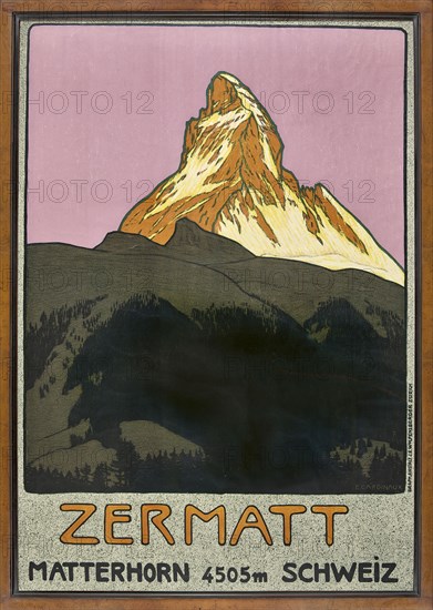 Zermatt, 1908. Creator: Cardinaux, Emil (1877-1936).