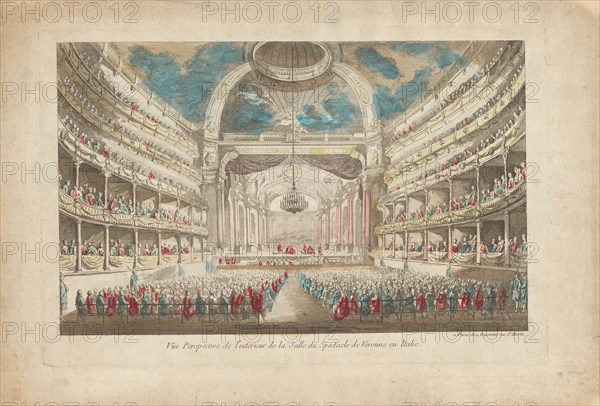 Teatro Filarmonico di Verona, 1730s. Creator: Bibiena, Francesco (1659-1739).
