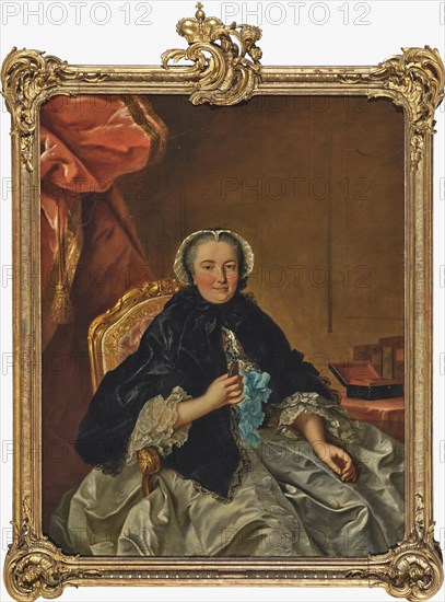 Countess Palatine Caroline of Nassau-Saarbrücken (1704-1774). Creator: Tischbein, Johann Heinrich, the Elder (1722-1789).
