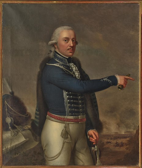 Portrait of Prince Eugen of Württemberg (1758-1822), 1840. Creator: Rothe, Carl (1810-1865).