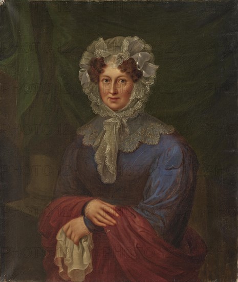 Portrait of Princess Louise of Stolberg-Gedern (1764-1834), Duchess of Saxe-Meiningen, First quarter Creator: Anonymous.