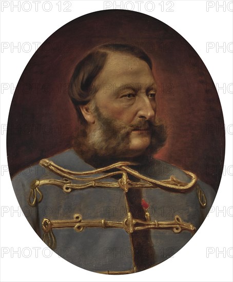 Portrait of Duke August of Saxe-Coburg and Gotha-Koháry (1818-1881). Creator: Anonymous.