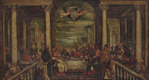 Banquet of Saint Gregory the Great. Creator: Veronese, Paolo (1528-1588).