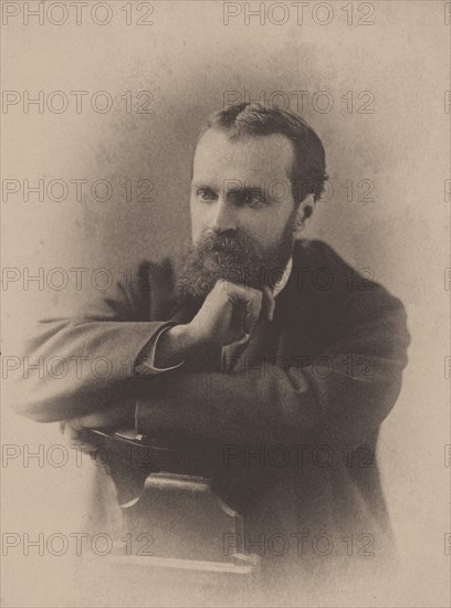 Portrait of William James (1842-1910), 1880. Creator: Photo studio J. Notman, Boston  .