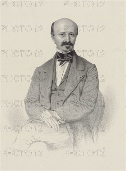 Portrait of the composer Louis Niedermeyer (1802-1861), 1853. Creator: Vogt, Pierre Charles (ca 1810-ca 1890).