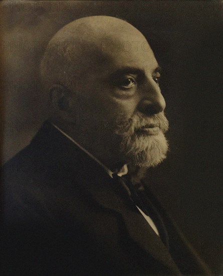 Portrait of the composer and violinist Leopold Auer (1845-1930). Creator: Mishkin, Herman (1871-1948).