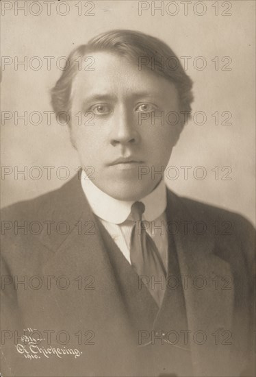 Portrait of the composer and conductor André Caplet (1878-1925), 1910. Creator: Photo studio Elmer Chickering, Boston .