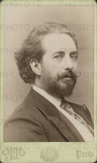 Portrait of the composer and violinist Martin Pierre Marsick (1847-1924). Creator: Anonymous.