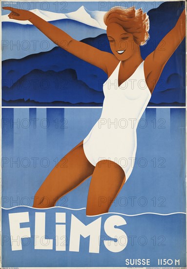 Flims, 1939. Creator: Handschin, Johannes (1899-1948).