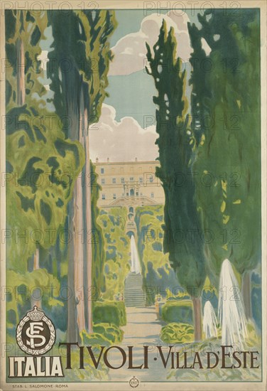 Tivoli. Villa d'Este, c. 1925. Creator: Anonymous.