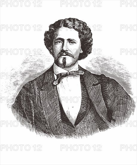 Portrait of the composer Cesare Cutolo (1826-1867). Creator: Anonymous.