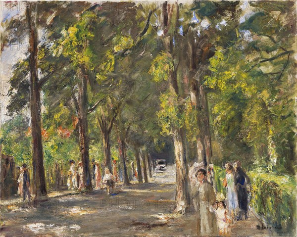 Great Lake Road at Wannsee , c. 1925. Creator: Liebermann, Max (1847-1935).