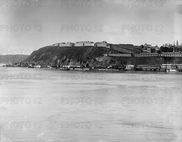 Quebec from Levis, between 1910 and 1920. Creator: Unknown.