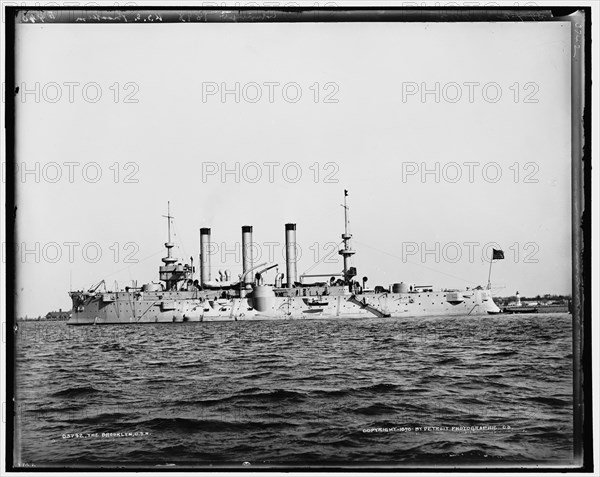 The U.S.S. Brooklyn, c1898. Creator: Edward H Hart.