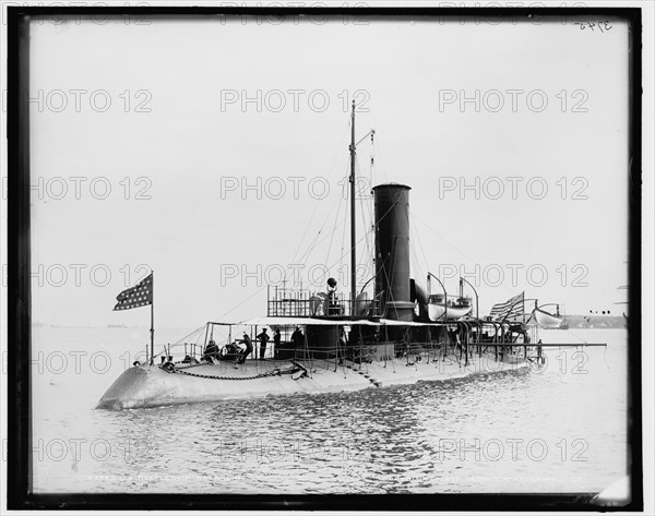 U.S. Battleship [sic] Katahdin, c1899. Creator: Edward H Hart.