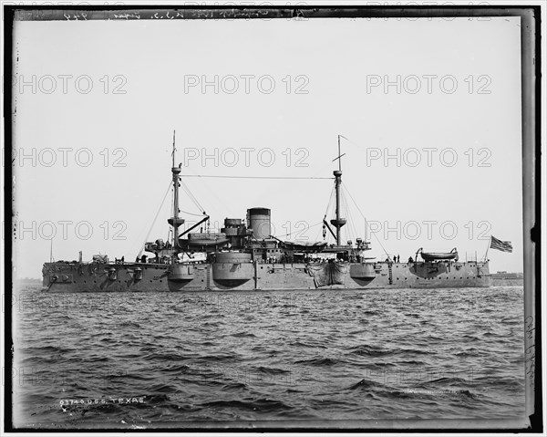 U.S.S. Texas, c1898. Creator: Edward H Hart.