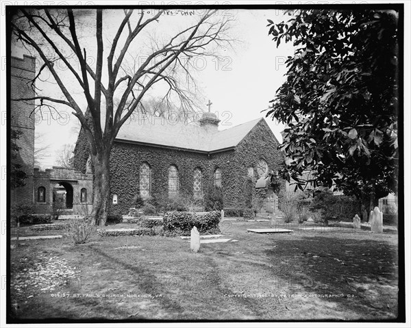 St. Paul's Church, Norfolk, Va., c1902. Creator: William H. Jackson.