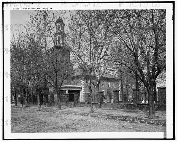 Christ Church, Alexandria, Va., c1902. Creator: William H. Jackson.