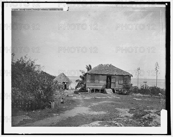 Negro cabin, Foxhill, Nassau, Bahama Islds., c1901. Creator: William H. Jackson.