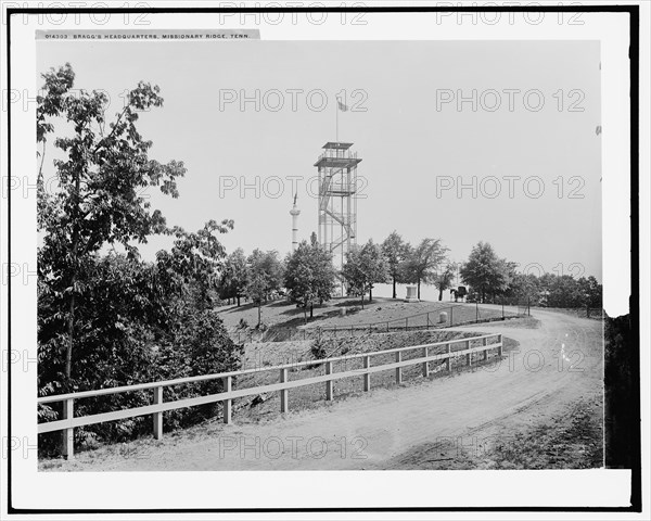 Bragg's Headquarters, Missionary Ridge, Tenn., c1902. Creator: William H. Jackson.