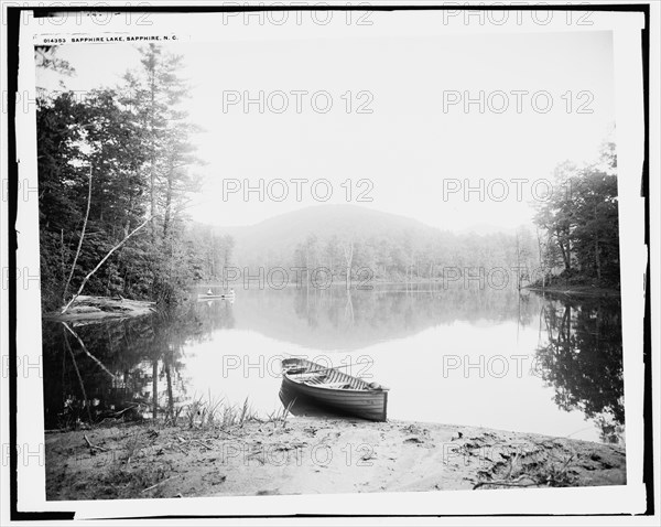 Sapphire Lake, Sapphire, N.C., (1902?). Creator: William H. Jackson.