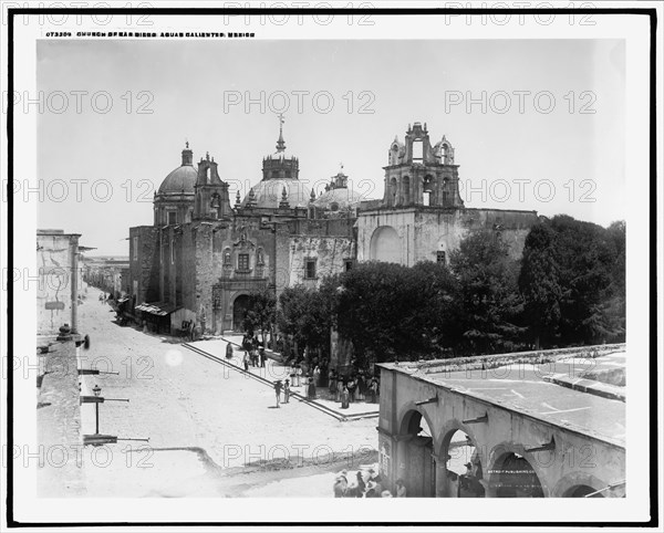 Church of San Diego, Aguas Calientes, Mexico, between 1880 and 1900. Creator: William H. Jackson.