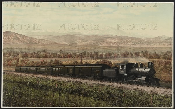 Chicago Special, Burlington Route, Colorado, c1900. Creator: William H. Jackson.