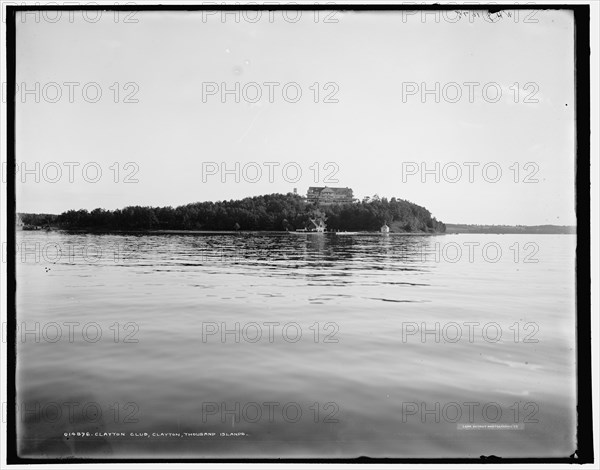 Clayton Club, Clayton, Thousand Islands, c1902. Creator: William H. Jackson.