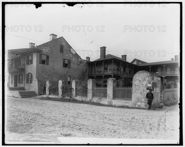 A corner in old St. Augustine, between 1880 and 1897. Creator: William H. Jackson.