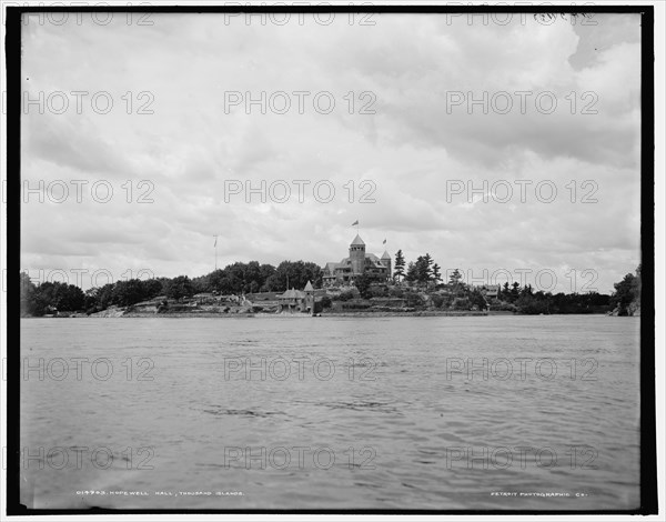 Hopewell Hall, Thousand Islands, (1902?). Creator: William H. Jackson.