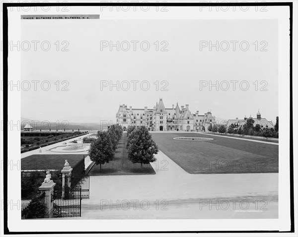 Biltmore House, Biltmore i.e. Asheville, N.C., (1902?). Creator: William H. Jackson.