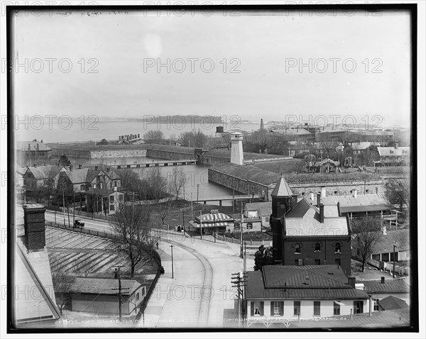 Fort Monroe, Old Point Comfort, Va., c1902. Creator: William H. Jackson.