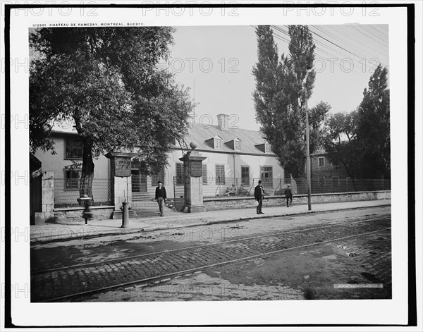 Chateau de Ramezay, Montreal, Quebec, c1900. Creator: William H. Jackson.