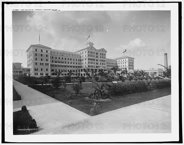 The Colonial, Nassau, Bahama Islds., c1901. Creator: William H. Jackson.