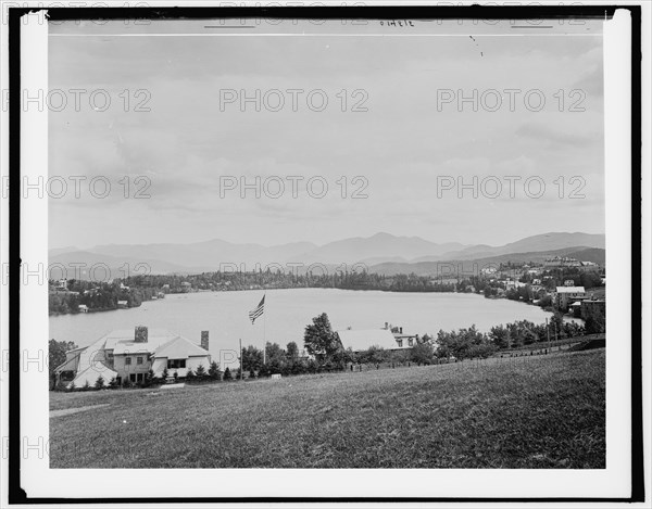 Mirror Lake, Adirondack Mountains, c1902. Creator: William H. Jackson.