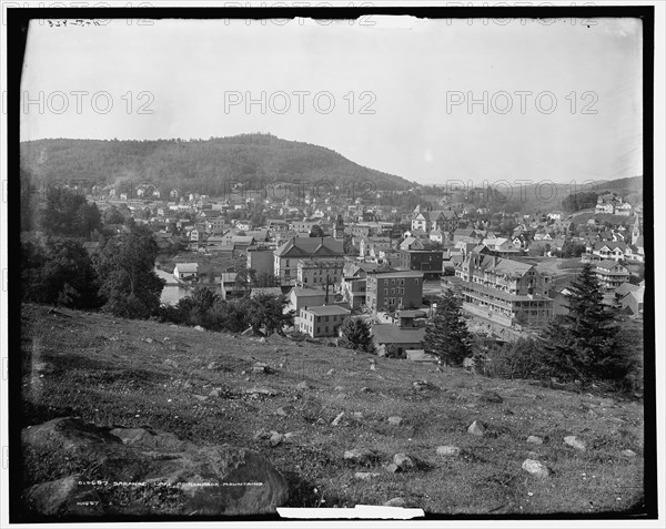 Saranac Lake, Adirondack Mountains, c1902. Creator: William H. Jackson.