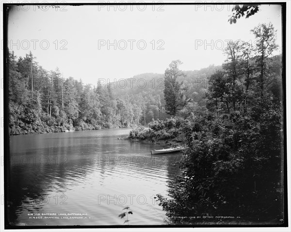 Sapphire Lake, Sapphire, N.C., c1902. Creator: William H. Jackson.