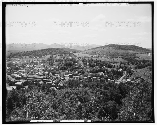 Saranac Lake from Mt. Pisgah, Adirondack Mountains, c1902. Creator: William H. Jackson.