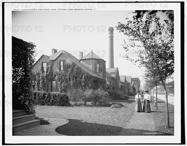 Characteristic employees' home, National Cash Register, Dayton, Ohio, c1902. Creator: William H. Jackson.