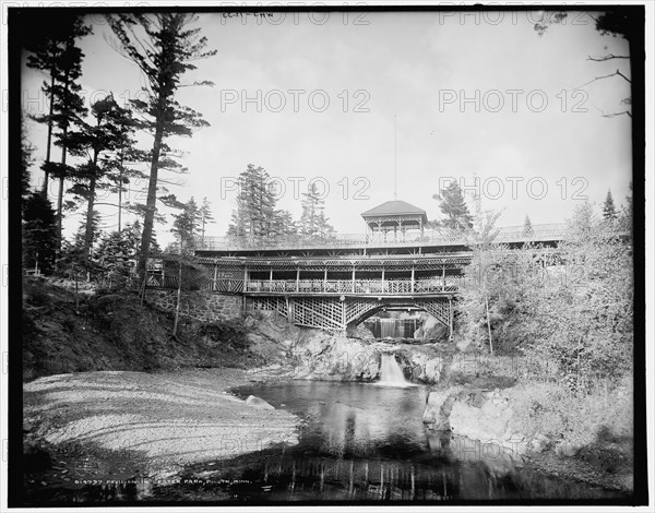 Pavilion in Lester Park, Duluth, Minn., c1902. Creator: William H. Jackson.