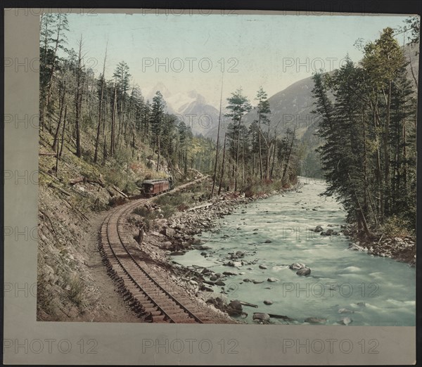 Colorado, Canon of the Rio las Animas, c1899. Creator: William H. Jackson.