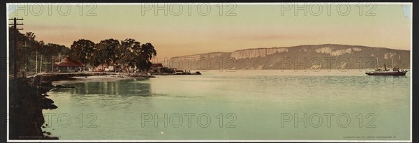 Palisades of the Hudson River, N.Y., c1900. Creator: William H. Jackson.