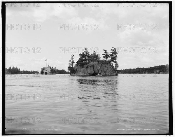 Devil's Oven, Thousand Islands, c1902. Creator: William H. Jackson.