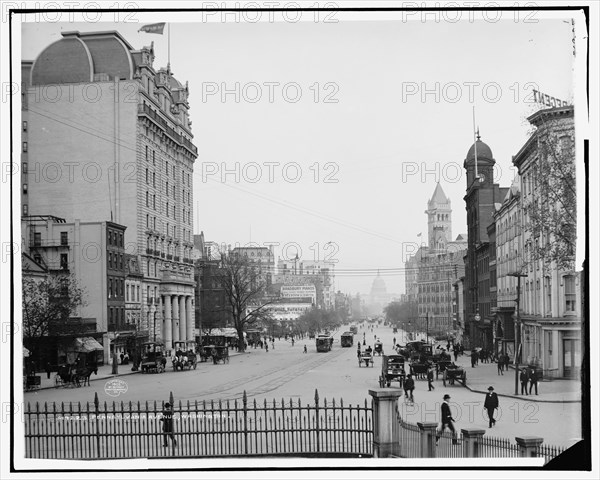 Pennsylvania Avenue, Washington, c1902. Creator: William H. Jackson.