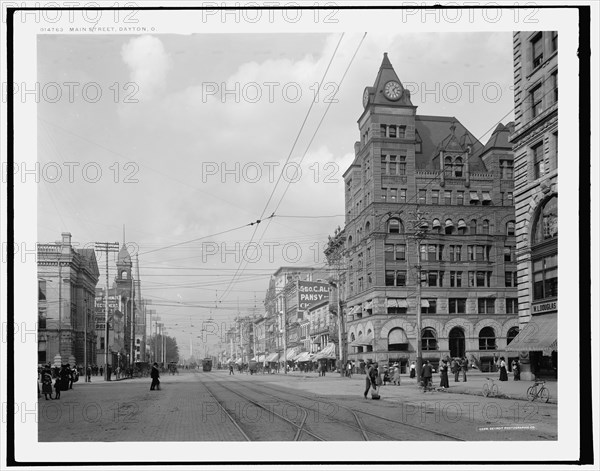 Main Street, Dayton, Ohio, c1902. Creator: William H. Jackson.