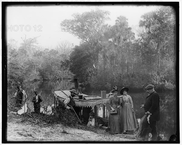 On the Tomoka, between 1880 and 1897. Creator: William H. Jackson.